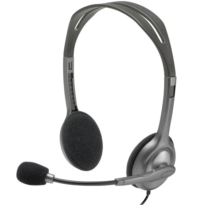 Logitech H111 Stereo Headset - Single Jack - Tashqila Logitech H111 Stereo Headset - Single Jack - Tashqila